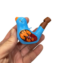 Load image into Gallery viewer, Clay Water Whistle Bird (Light Blue)