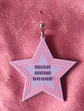 Load image into Gallery viewer, "Read More Books" Star Earrings
