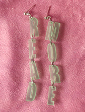 Load image into Gallery viewer, "READ MORE" Dangle Earrings
