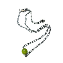 Load image into Gallery viewer, Simple Bauble Paperclip Necklace