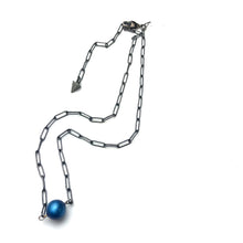 Load image into Gallery viewer, Simple Bauble Paperclip Necklace