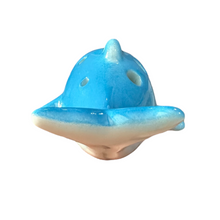 Load image into Gallery viewer, Ceramic Dolphin Ocarina Sky Blue
