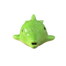 Load image into Gallery viewer, Ceramic Dolphin Ocarina Green