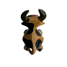 Load image into Gallery viewer, Wooden Farm Cow Decoration Figurine