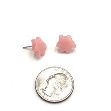 Load image into Gallery viewer, Pink Firework Flower Stud Earrings