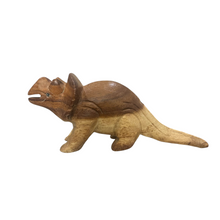 Load image into Gallery viewer, Wooden Musical Tri Dinosaur Whistle Instrument