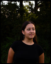 Load image into Gallery viewer, Zorro's Sword - Titanium Charm Earrings