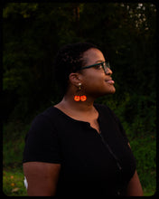 Load image into Gallery viewer, Jack-O-Lantern Cherry Earrings