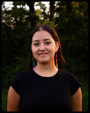 Load image into Gallery viewer, Glittering Rainbow Ghosts - Dangle Earrings