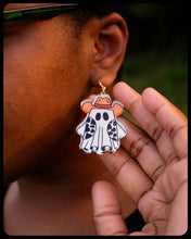 Load image into Gallery viewer, Country Ghouls - Ghost Earrings