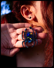 Load image into Gallery viewer, Large Acrylic Spider Earrings