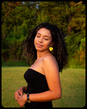 Load image into Gallery viewer, Lovely Jack-O-Lantern Heart Earrings