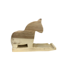 Load image into Gallery viewer, wooden-horse-phone-holder