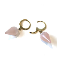 Load image into Gallery viewer, Light Pink Moonglow Midi Spike Cuff Hoops