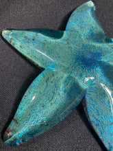 Load image into Gallery viewer, Silver Aqua Dichro Starfish