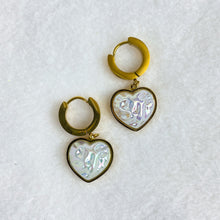Load image into Gallery viewer, Pearl Titanium Earrings