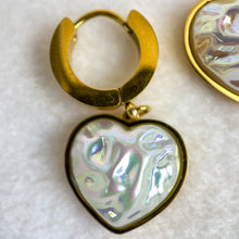 Load image into Gallery viewer, Pearl Titanium Earrings