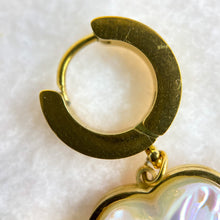 Load image into Gallery viewer, Pearl Titanium Earrings
