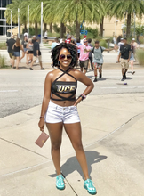 Load image into Gallery viewer, UCF Black Multiway Bandeau Top