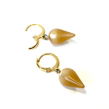 Load image into Gallery viewer, Champagne Moonglow Midi Spike Cuff Hoops