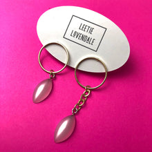Load image into Gallery viewer, Gold Angel Wing Asymmetrical Earrings