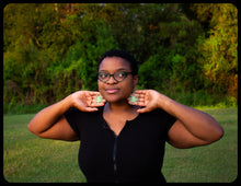 Load image into Gallery viewer, Large Acrylic Spider Earrings