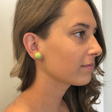 Load image into Gallery viewer, Purple Moonglow Jumbo Ball Stud Earrings