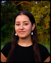 Load image into Gallery viewer, Flirty Fiend -  Titanium Ghost Earrings