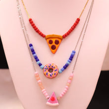 Load image into Gallery viewer, Single Beaded Food Necklaces