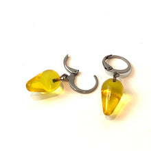 Load image into Gallery viewer, Sunshine Yellow Midi Spike Cuff Hoops