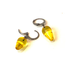 Load image into Gallery viewer, Sunshine Yellow Midi Spike Cuff Hoops