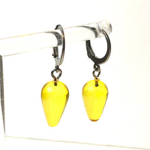 Load image into Gallery viewer, Sunshine Yellow Midi Spike Cuff Hoops