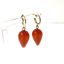 Load image into Gallery viewer, Flame Moonglow Mondo Spike Cuff Hoops