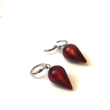 Load image into Gallery viewer, Garnet Moonglow Mondo Spike Cuff Hoops