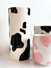 Load image into Gallery viewer, Cow Print Column Vase