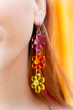 Load image into Gallery viewer, Rainbow Daisy Chain Earrings