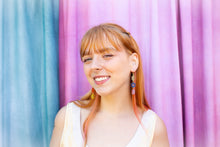 Load image into Gallery viewer, Rainbow Bubble Flower Dangles