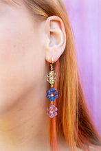 Load image into Gallery viewer, Rainbow Bubble Flower Dangles