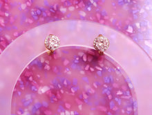 Load image into Gallery viewer, Diamond of the First Water - Gem Hoop Earrings