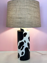Load image into Gallery viewer, Cow Print Column Lamp