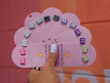 Load image into Gallery viewer, Open Book Tiny Stud Earrings