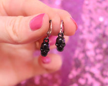 Load image into Gallery viewer, Small Skull Charm Earrings