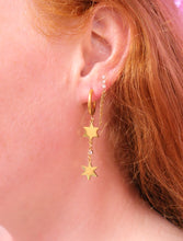 Load image into Gallery viewer, Witch’s Dreams-Titanium Mismatch Dangle Earrings