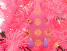 Load image into Gallery viewer, Merry Lavender Christmas Earring Bundle