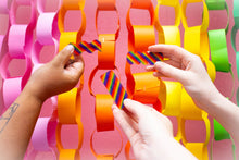 Load image into Gallery viewer, Rainbow Striped Barrettes