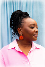 Load image into Gallery viewer, Sun Glow Engraved Earrings