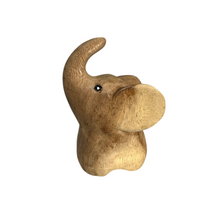 Load image into Gallery viewer, Natural Wood Elephant Butterfly ears