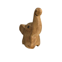 Load image into Gallery viewer, Natural Wood Elephant Wings Ears