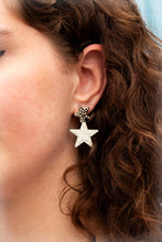 Load image into Gallery viewer, Bedazzling Titanium Star Earrings