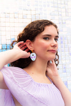 Load image into Gallery viewer, Alien Mismatched Acrylic Statement Earrings